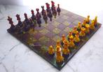 Schaakspel - Chess set - Baltic amber, r Amber chess,