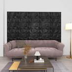 vidaXL 48 st Wandpanelen 3D 12 m² 50x50 cm diamantzwart, Verzenden, Nieuw