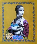 Quiona+ (1987) - ‘The Girl with the Ermine’, Antiek en Kunst, Kunst | Schilderijen | Modern