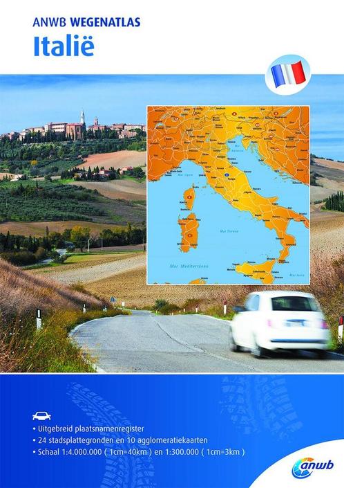 9789018043087 ANWB wegenatlas  -   Italie, Boeken, Schoolboeken, Nieuw, Verzenden