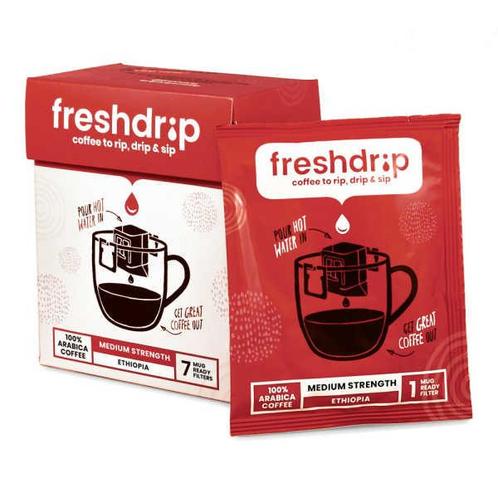 Medium-strength drip coffee - Ethiopia - Freshdrip, Sport en Fitness, Gezondheidsproducten en Wellness, Verzenden
