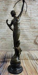Pierre Le Foguays - sculptuur, Nude Artemis Diana Huntress, Antiek en Kunst