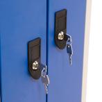 Gebruikte Garderobekasten 4 deuren (cilindersluiting), Huis en Inrichting, Kasten | Lockerkasten, Ophalen of Verzenden, Gebruikt