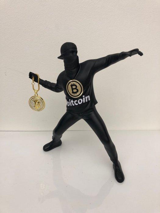 GF Exclusives - Banksy x Bitcoin Artwork By: GF Exclusives, Antiek en Kunst, Kunst | Designobjecten