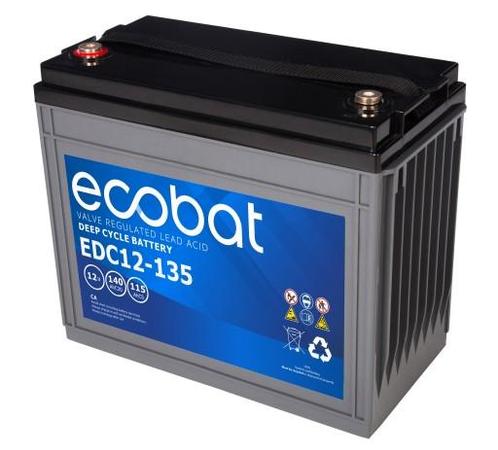 Ecobat AGM Deep Cycle accu EDC12-135 12V 140Ah, Auto-onderdelen, Accu's en Toebehoren, Ophalen of Verzenden