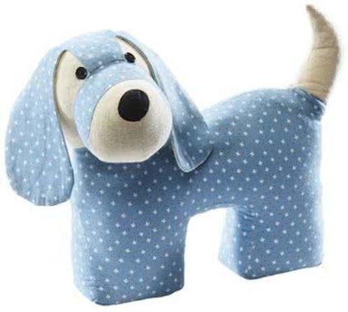 Deurstopper hond vorm lichtblauw, Huis en Inrichting, Woonaccessoires | Overige, Verzenden