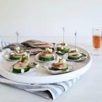 Anovi Tapasprikkers met Schelpmotief – 4 Stuks – Ambacht, Huis en Inrichting, Ophalen of Verzenden, Nieuw