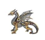 Beeldje - Dracus Machina Steampunk Dragon Figurine - Hars
