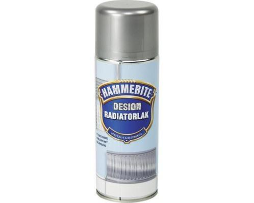 Hammerite Design Radiatorlak Silver Metallic Spuitbus 400 ml, Doe-het-zelf en Verbouw, Verf, Beits en Lak, Nieuw, Ophalen of Verzenden