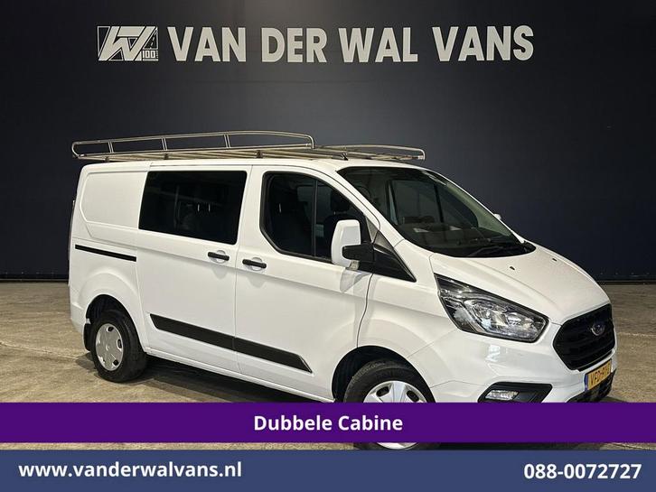 Ford Transit Custom | 2.0 TDCI L1H1 Dubbele Cabine Euro6, Auto's, Bestelauto's, Dealer onderhouden, Lease, Handgeschakeld, Diesel
