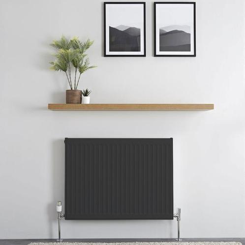 H90 x B60 T11 - Paneelradiator C4 geribbelde voorzijde Mat, Doe-het-zelf en Verbouw, Verwarming en Radiatoren, Ophalen of Verzenden