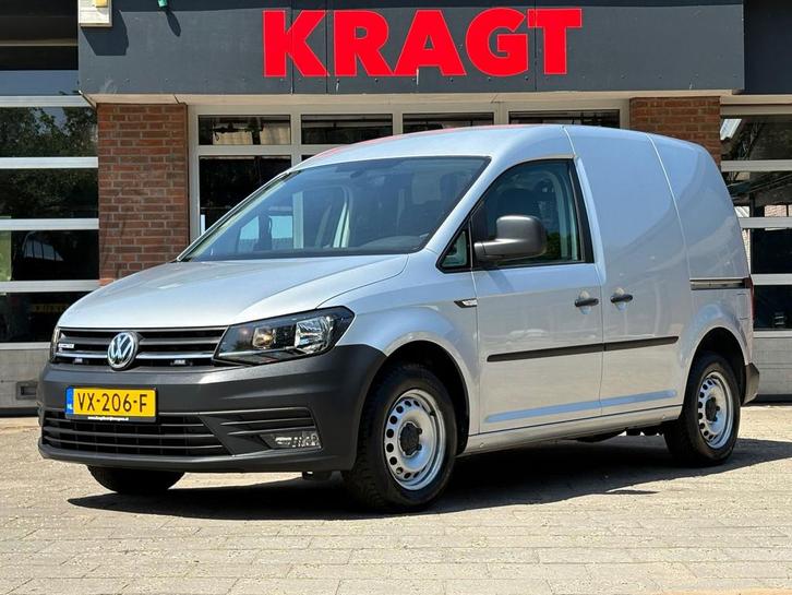 Volkswagen Caddy 1.4 TGI L1H1 EcoFuel Comfortline, Cruise, A, Auto's, Bestelauto's, Dealer onderhouden, Lease, Zwart, Handgeschakeld
