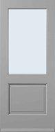 Buitendeur ML 630 Blank Glas 201.5 x 83 cm, Doe-het-zelf en Verbouw, Deuren en Horren, Nieuw, Glas, Hout, Buitendeur, 200 tot 215 cm