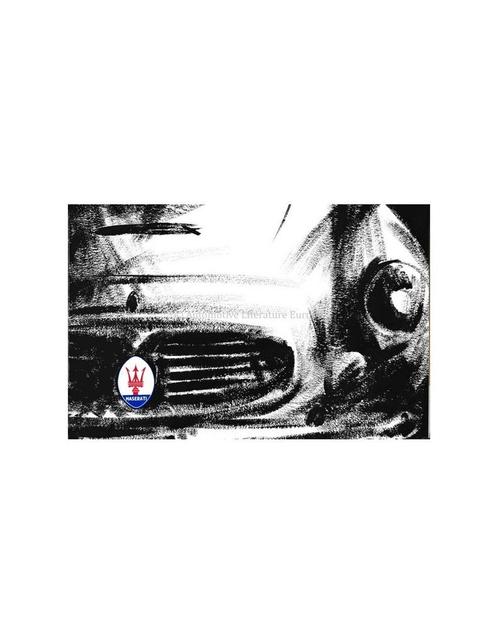 1961 MASERATI 3500 GT 2+2 TOURING BROCHURE, Boeken, Auto's | Folders en Tijdschriften