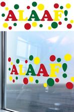 Raamsticker Alaaf 75cm, Verzenden, Nieuw