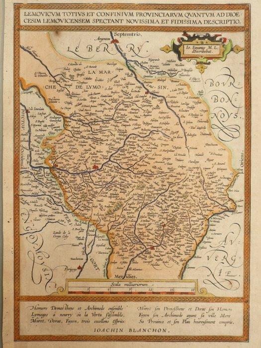 Frankrijk - Limoges.; Abraham Ortelius - Lemovicum totius et, Boeken, Atlassen en Landkaarten