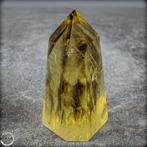 Zeldzame AA++ Citrien Kristal met Pijl-Fantomos en Rutil, Nieuw