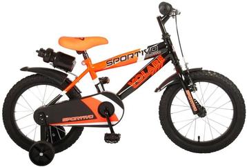 Volare Sportivo Kinderfiets - Jongens - 16 inch - Neon Oranj