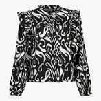 TwoDay dames blouse met print zwart wit maat L, Kleding | Dames, Blouses en Tunieken, Nieuw, Verzenden