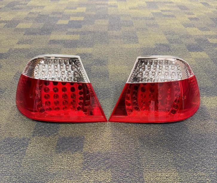 BMW E46 LED achterlichten rood/wit – Coupé 1999-2003, Auto-onderdelen, Verlichting, Nieuw, BMW