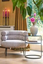 2dekans | Mica Decorations Noah Bijzettafel - H58 x Ø45 cm -, Huis en Inrichting, Tafels | Salontafels, Ophalen of Verzenden, Zo goed als nieuw