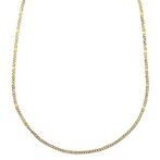 Halsketting - 18 karaat Geel goud, Sieraden, Tassen en Uiterlijk, Kettingen, Nieuw