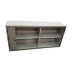 Roldeurkast 160x40x75cm, Grijs - Gebruikt, Huis en Inrichting, Kasten | Roldeurkasten en Archiefkasten, Ophalen of Verzenden, Gebruikt