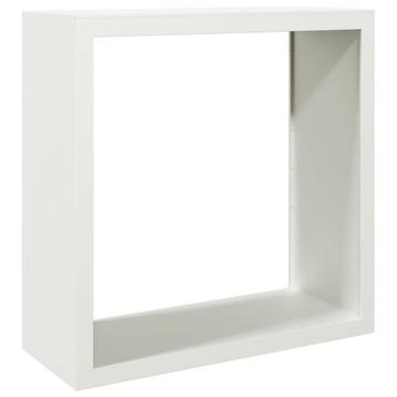 Houtopslag Wit Staal 100cm - Retourdeal - Bespaar! beschikbaar voor biedingen