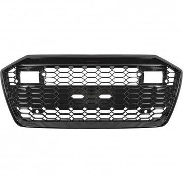 Grill Audi A6 S-Line C8 RS6 Look Glans Zwart PDC/ACC, Auto-onderdelen, Carrosserie en Plaatwerk, Ophalen of Verzenden