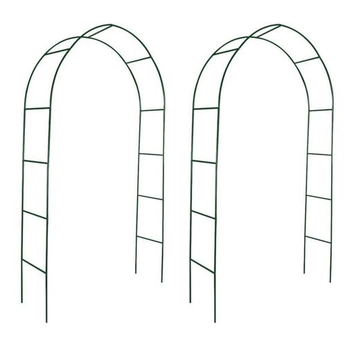 Tuinboog Set (2) IJzer | Tweedekansje | OP=OP, Tuin en Terras, Tuinhekken en Hekwerk, Nieuw, IJzer, Overige typen, Ophalen of Verzenden