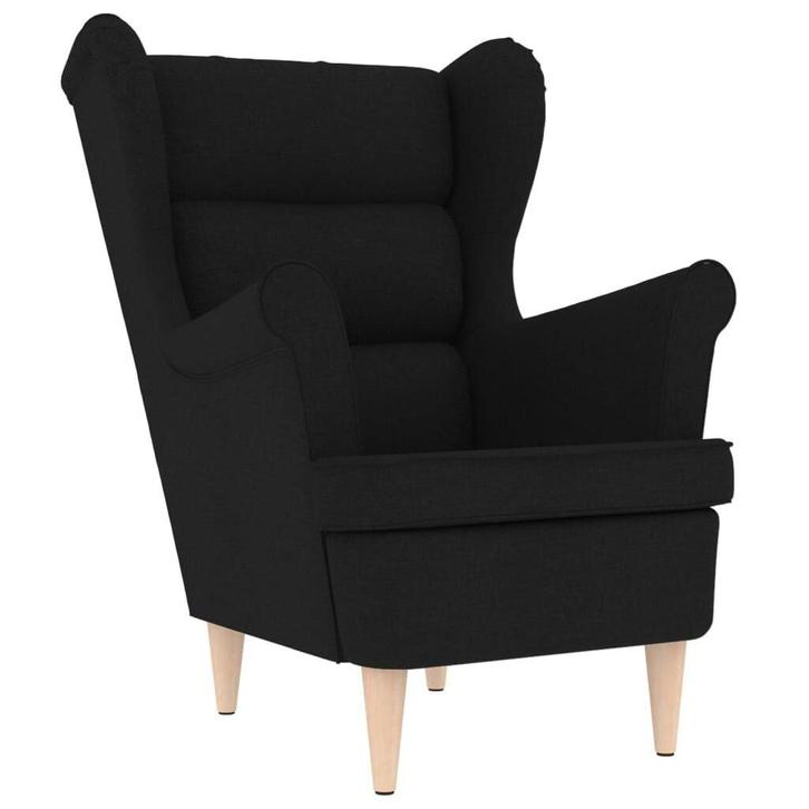 Comfortabele Fauteuil Zwart | Tweedekansje | Nu!, Huis en Inrichting, Fauteuils, 75 tot 100 cm, Minder dan 75 cm, Nieuw, Ophalen of Verzenden