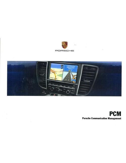 2010 PORSCHE PCM INSTRUCTIEBOEKJE ENGELS, Auto diversen, Handleidingen en Instructieboekjes