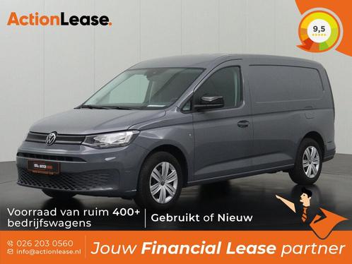 Volkswagen Caddy L2 H1 2021 €290 per maand, Auto's, Bestelauto's, Dealer onderhouden, Te koop, Zwart, Automaat, Financial lease