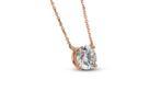 Ketting met hanger - 18 karaat Roségoud - 1.50ct. tw.