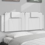 vidaXL Hoofdbordkussen 140 cm kunstleer wit, Huis en Inrichting, Verzenden, Nieuw, Wit, Overige materialen