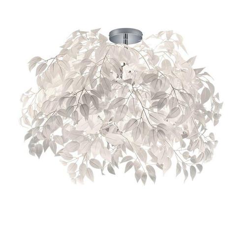 Chromen plafonnière retro, Urwa, Huis en Inrichting, Lampen | Plafondlampen, Nieuw, Stof, Ophalen of Verzenden