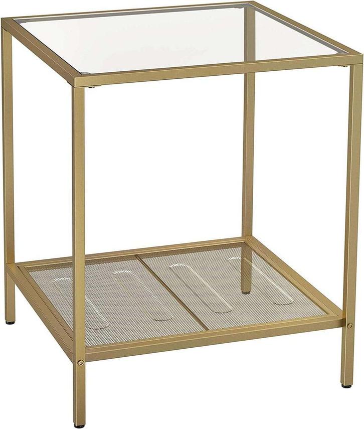 Salontafel 2-Set Bijzettafel ndustrieel Bijzettafel Zwart, Huis en Inrichting, Tafels | Bijzettafels, Nieuw, Ophalen of Verzenden