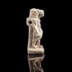 Oude Egypte, late periode Faience Taweret amulet (Zonder, Antiek en Kunst