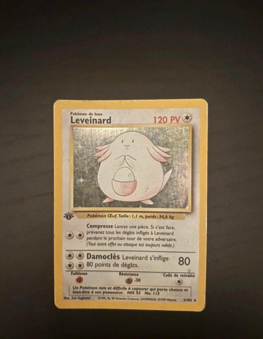 Pokémon - 1 Card - Chansey 3/102 Holo, First edition, Secret, Hobby en Vrije tijd, Verzamelkaartspellen | Pokémon