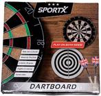 SportX - Dartbord met 6 Pijlen | SportX - Gezelschapsspellen, Nieuw, Verzenden