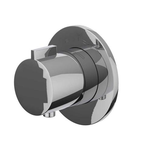 Afbouwdeel IVY Pact Inbouwthermostaat Symmetry Met Rond, Doe-het-zelf en Verbouw, Sanitair, Kraan, Nieuw, Chroom, Ophalen of Verzenden