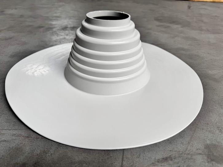 Köster TPO pijpkraag manchet getrapt, Doe-het-zelf en Verbouw, Dakpannen en Dakbedekking, Grijs, Nieuw, Kunststof, Overige typen