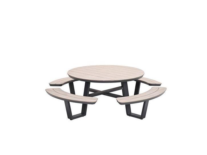 Garden Impressions Bell picknickbank rond 148, Tuin en Terras, Tuintafels, Nieuw, Overige materialen, Rond