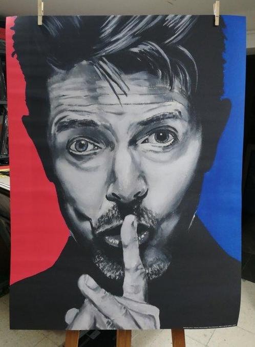 Rock Deesigns: David Bowie - Retrato Tributo - license print, Antiek en Kunst, Kunst | Tekeningen en Foto's