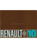 1967 RENAULT 10 BROCHURE FRANS, Nieuw, Renault, Author