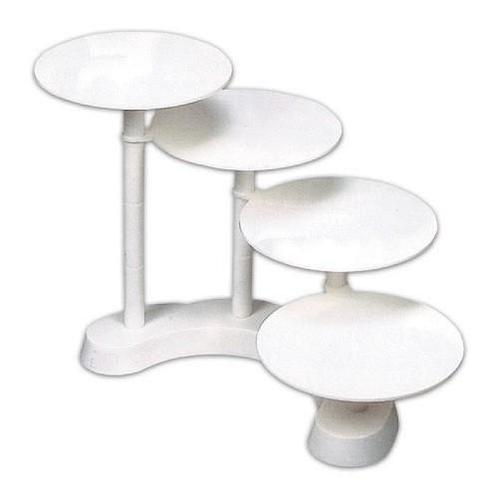 Taartstandaard Kunststof Nuvola 4 etages, Hobby en Vrije tijd, Taarten en Cupcakes maken, Nieuw, Verzenden