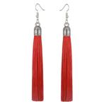 Fako Bijoux® - Oorbellen - Kwast Romania XL - Rood, Sieraden, Tassen en Uiterlijk, Oorbellen, Verzenden, Nieuw