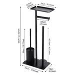 Vrijstaande toiletrolhouder – modern en multifunctioneel, Verzenden, Nieuw