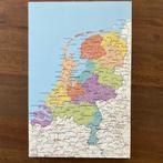 Landkaart Nederland - Prikbord bureau A4 / A3, Huis en Inrichting, Woonaccessoires | Memoborden, Ophalen of Verzenden, Nieuw