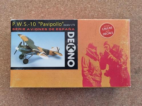 Dekno Models E-0200 P.W.S.-10 Pavipollo 1:72, Hobby en Vrije tijd, Modelbouw | Vliegtuigen en Helikopters, Verzenden